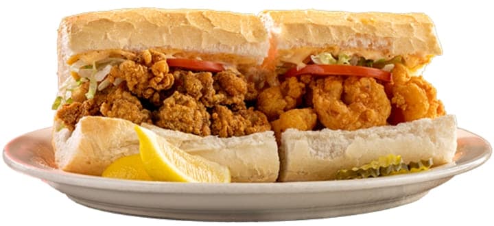 ACME OYSTER HOUSE — po boy sandwich